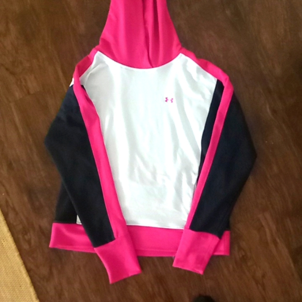 Under Armour Hoodie New without tags small pink white black